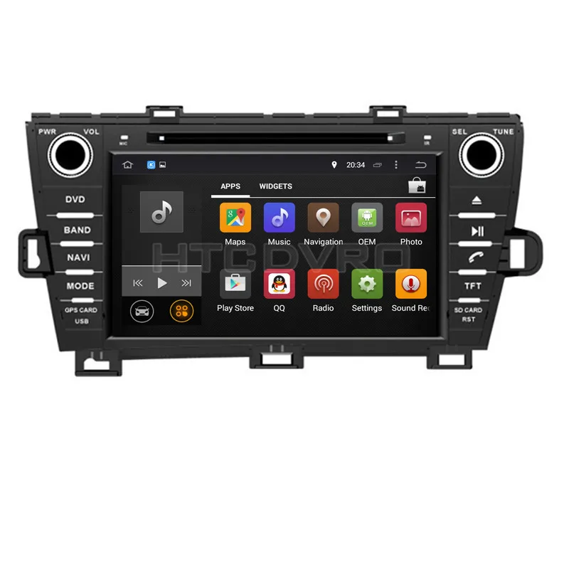 Excellent YMODVHT 8inch 4G Octa Core Android 9.0 7.1 Car DVD Player for Toyota Prius 2009- Right/Left driving Black RDS Radio Audio Stereo 23