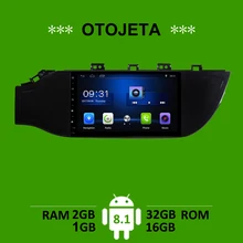 OTOJETA автомобильный аксессуар для Kia K2 Rio радио gps navi android 8,1 стерео магнитофон головное устройство мультимедиа carplay плееры