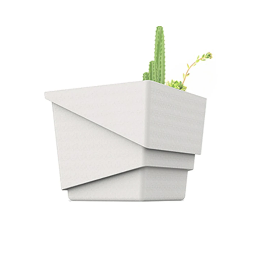

Durable Corrosion Resistant Reusable Green Plant Office Patio Flowerpot Holder Succulents Resin Root Control Home Decorative