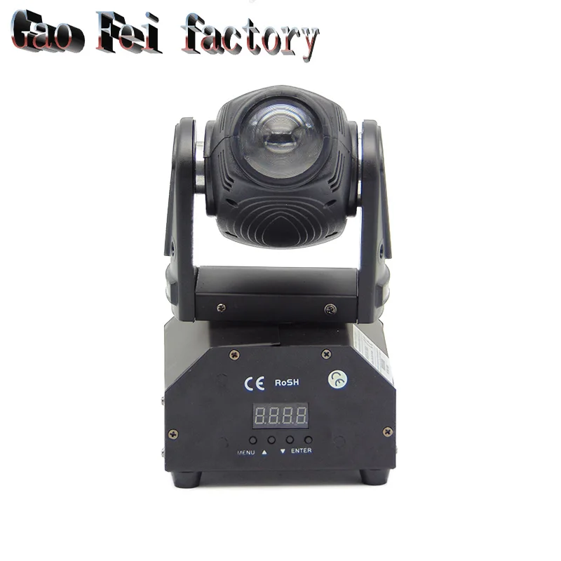 

Hot sell Mini 10W RGBW 4in1 Led moving Spotlights Disco Spot DMX beam Discotic Beam DJ Stage Party Show Light