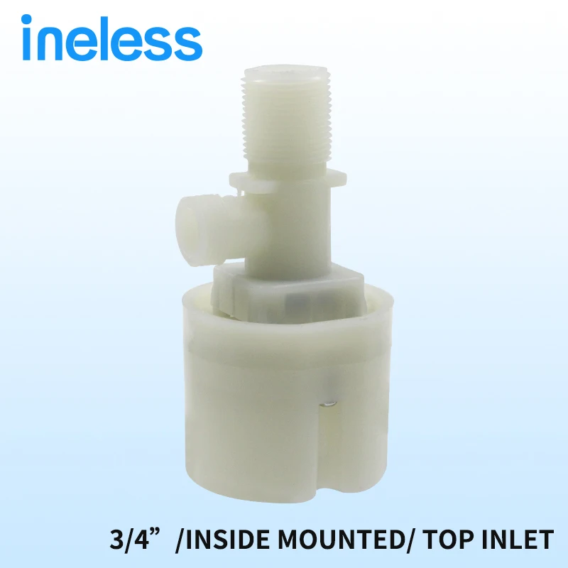 

Free shipping 3/4" Up Built-in Water Inside Mounted Automatic Float Valve Water Level Control Valve For Solar Water Tank Pool