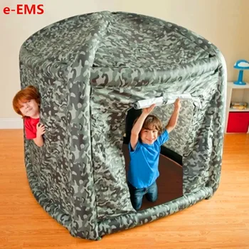 

Inflatable Camouflage Toy Home Infant Sea Ball Pool Outdoor Thicken Portable Picnic House G2059