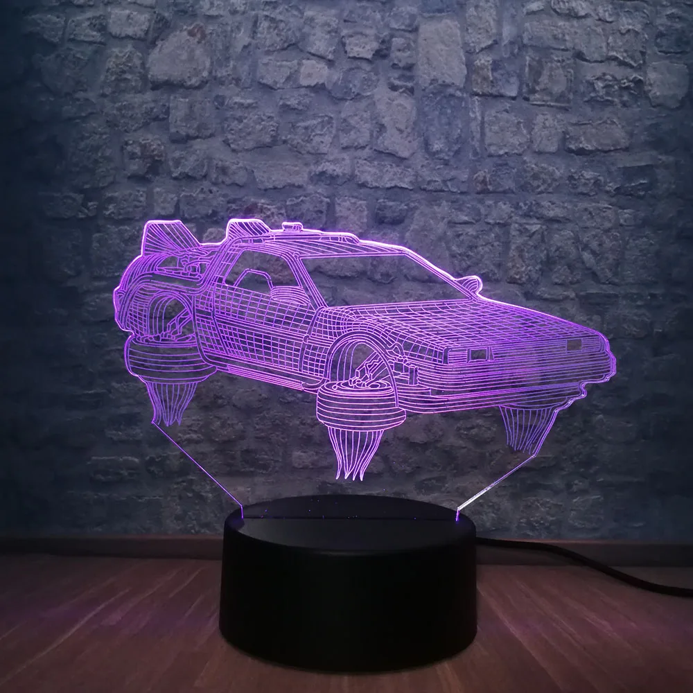 Новинка автомобиля 3D USB светодиодный ночной Светильник Атмосфера RGB светильник ing