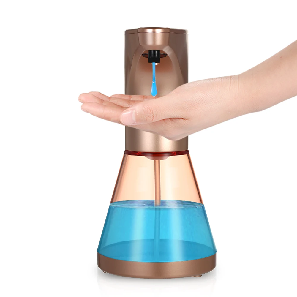 

480ml Automatic Soap Dispenser Touchless Liquid Auto Shampoo Dispenser Infrared Motion Sensor for Washroom Hotel