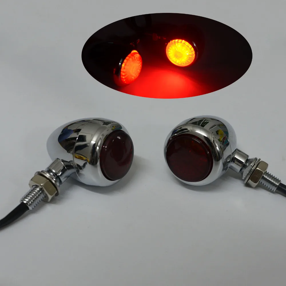 Universal running brake Bullet LED Billet Brake Turn Signal Light