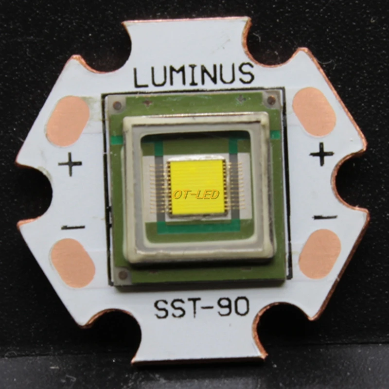 1 шт. Luminus SBT-90 30 Вт светодио дный излучатель 2500LM белый 6500 К модуль PCB 20 мм Медь + SBT-90 светодио дный драйвер платы