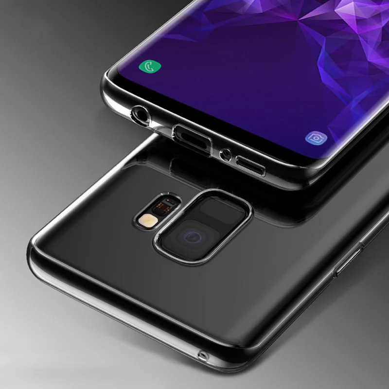 KCLC2903_3_Ultra-thin Transparent Clear Soft Silicone Case For Samsung Galaxy S9