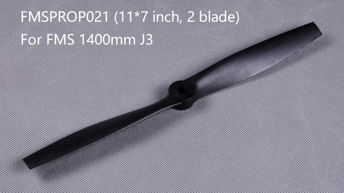 FMS 1400 мм 1 4 м J3 Cub Piper Kingfisher Propeller 11x7 в 2 blade FMSPROP021 фотомодель самолета | Игрушки и