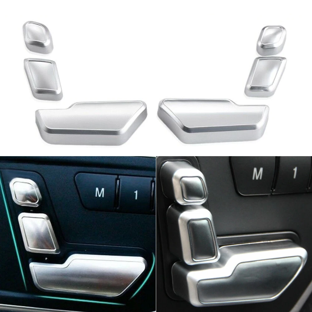 Knopf Schalter Abdeckung Chrom Tür Für Mercedes-Benz E-Klasse W212 Set Adjust