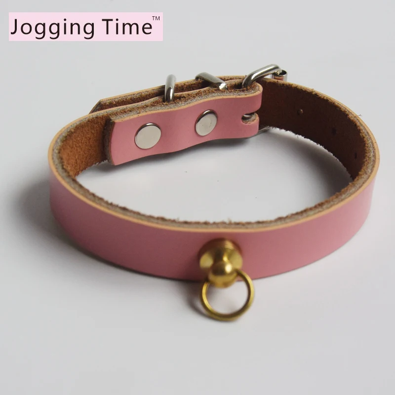 High Quality Small Pet Dog Collar Leather pet Cat collars Buckle Puppy