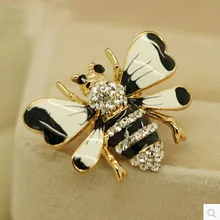 Esmalte strass animal besouro/abelha/abelha/abeille/coruja pequeno pin broche/broches/brosche/novo 2018 coreano elegante de jóias por atacado
