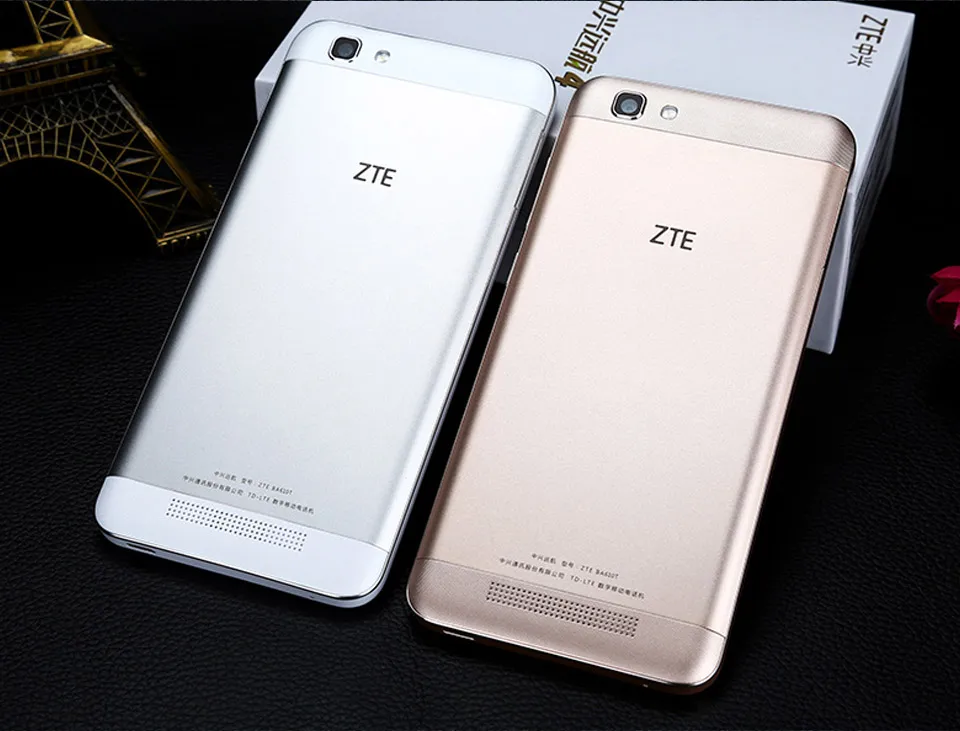 ZTE BA610T мобильный телефон MTK6735P четырехъядерный Android 5 1 1280X720 2 Гб ОЗУ 8 ПЗУ 8.0MP 4000 мАч