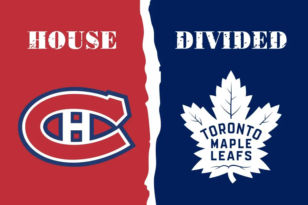 Montreal Canadiens 2017 Новый Toronto Maple Leafs дом разделенный флаг полиэстер НХЛ Банне Летающий