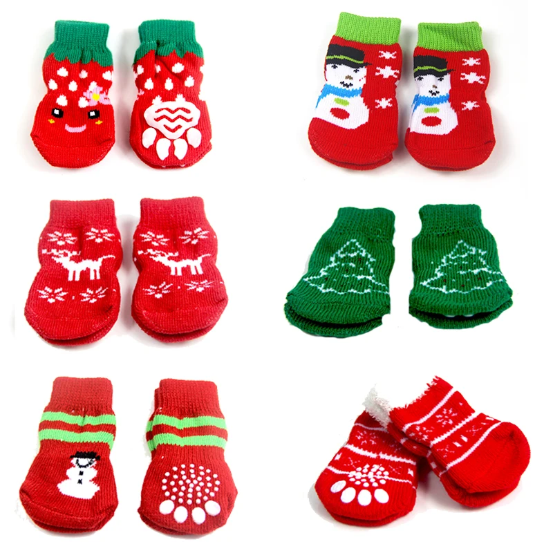 Christmas Pet Dog Socks