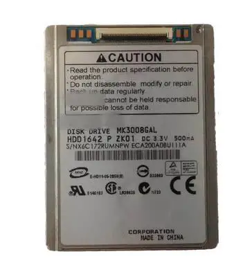 

100%New MK3008GAL 1.8-inch micro hard drive interface ce ZIF 30G CLASSIC DV d420 430 2510p nc2400