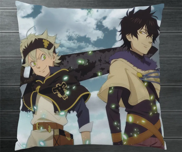 Anime Manga Black Clover Asta Yuno Fan Art Hd Two Side 4040cm Pillowcase Pillow Case Cover 