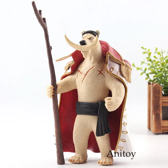 Best Offers One Piece Action Figure Whitebeards Edward Newgate Figure as Polar Bear 15th Anniversary PVC Collection Model Toys
