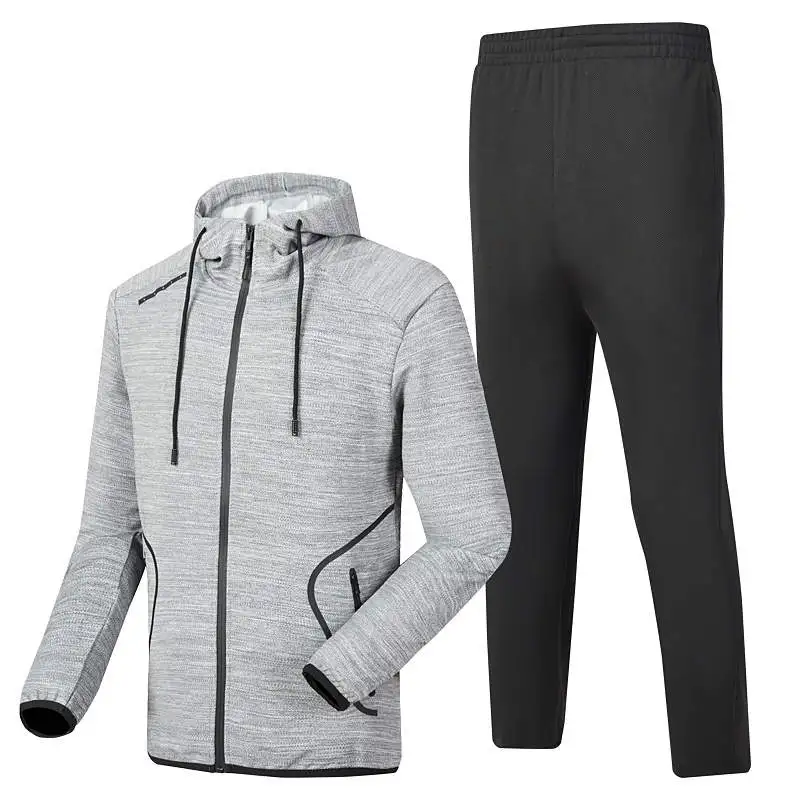 

Brand Men's Set Spring Autumn Men Sportswear 2 Piece Set Sporting Suit Jacket+Pant Sweatsuit Male Clothing Tracksuit Size L-4XL