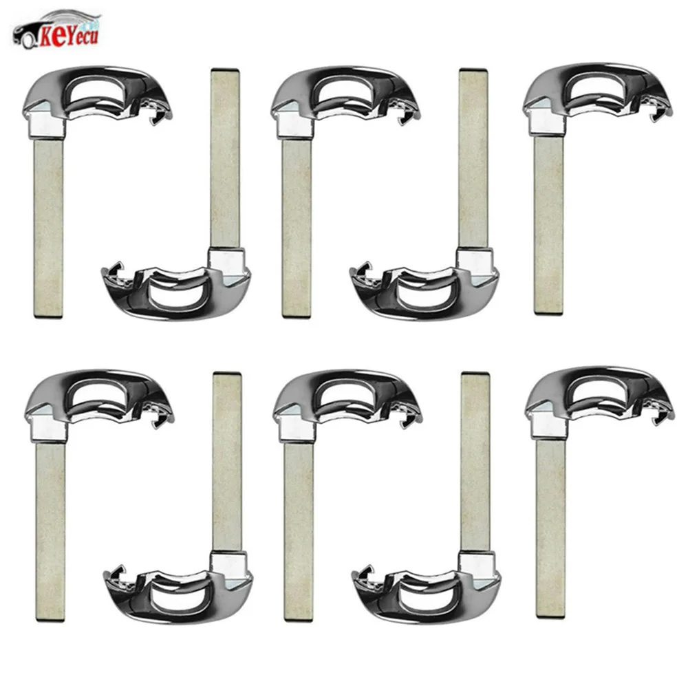 

KEYECU 10 Pcs/lot New Uncut Smart Remote PROX Emergency Key Insert for Chevrolet HYQ4AA HYQ4EA