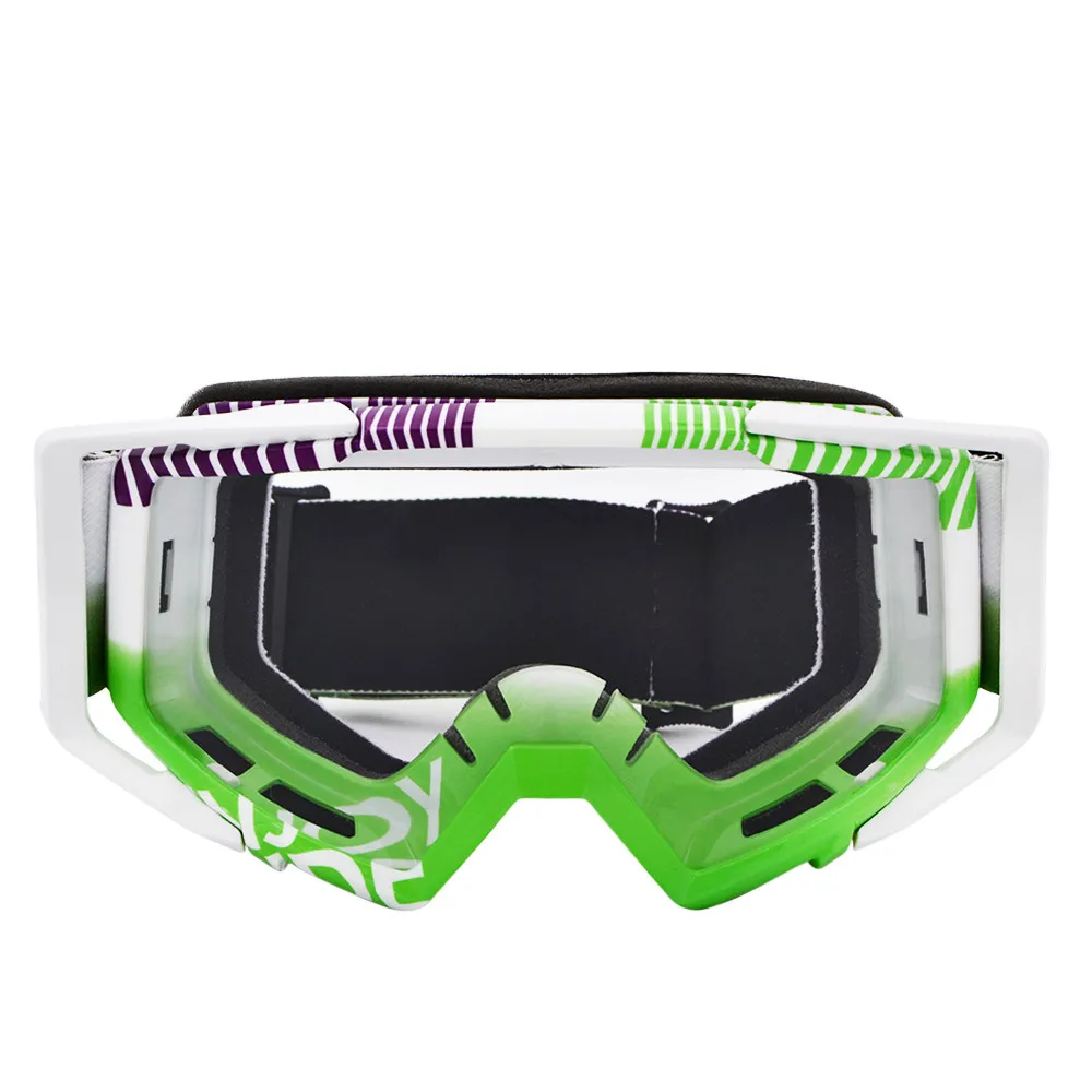 BJMOTO очки для мотокросса мотоциклетные очки ATV прозрачные линзы лыжный шлем очки внедорожные для Kawasaki z750 z800 z1000 YZF MT 07 - Цвет: Model 10 Goggles