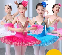 Professional Ballet Tutu Child Swan Lake Costume White Red Blue Ballet Dress for Children Pancake Tutu Girls Dancewear white swan lake pancake classical professional ballet tutu dancewear girls dance costume performance ballet dress for children