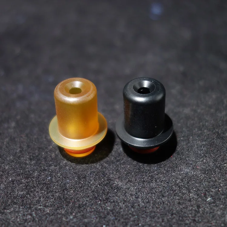 10 шт./лот PEI mtl капельный наконечник 510 ultem pom длинный мундштук желтый черный 3 мм