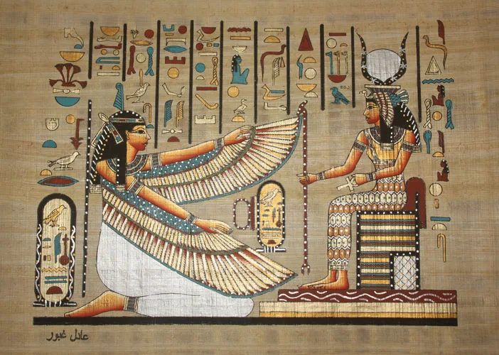 Wall Art Decor Egyptian Papyrus 
