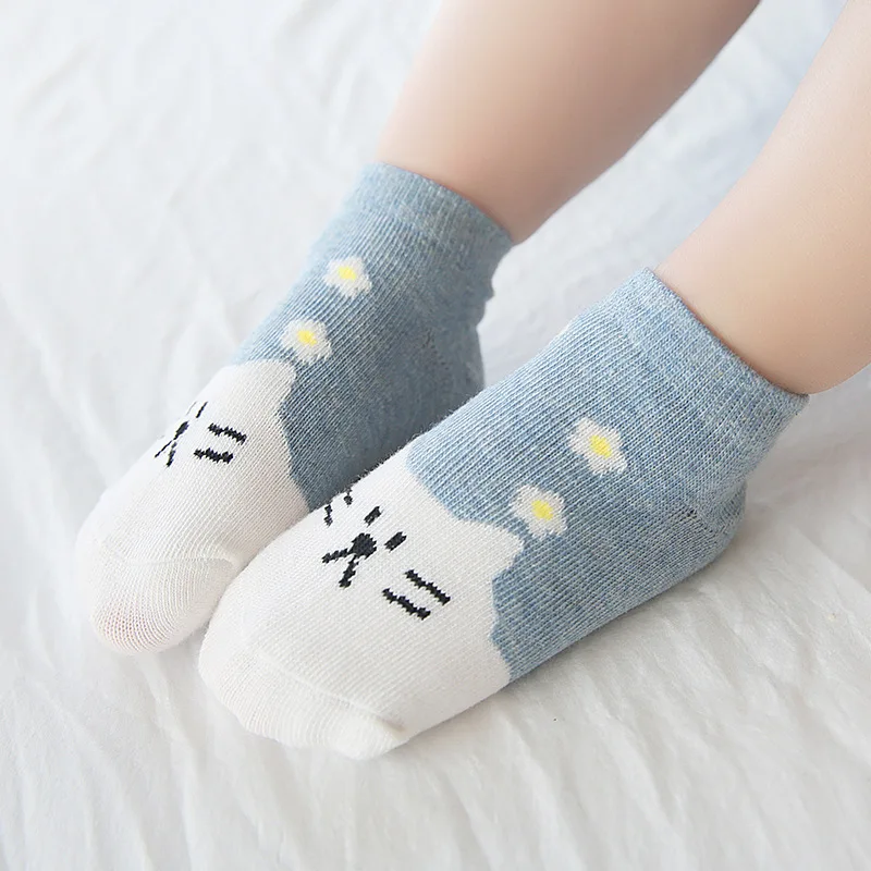 

children's socks wholesale goods new cotton Korean spring cute cat baby socks