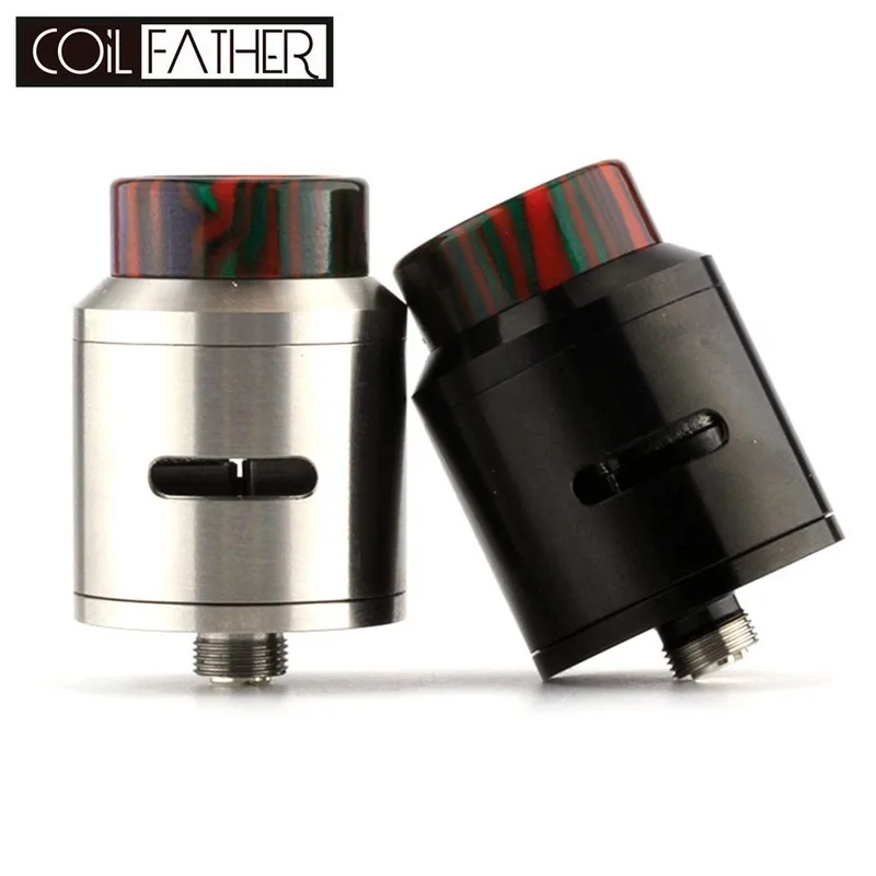Coil Father Classic Goon V1.5 RDA 24mm Diameter For 510 Thread Electronic Cigarette Mod With 810 Resin Drip Tip