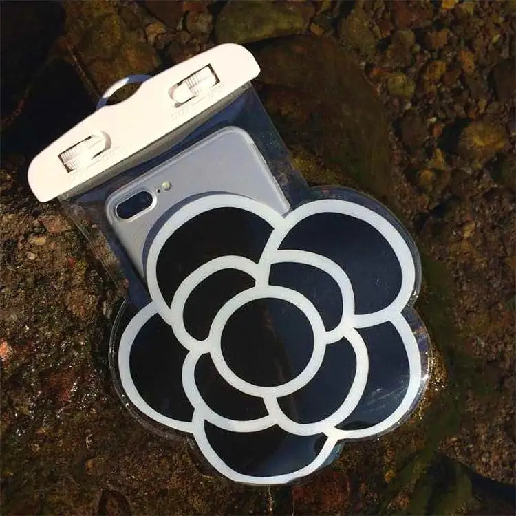 Мультяшный Микки Минни Китти Дораэмон водонепроницаемый чехол для телефона для iPhone samsung монета Карманный держатель для карт сумка для хранения телефона - Цвет: flower