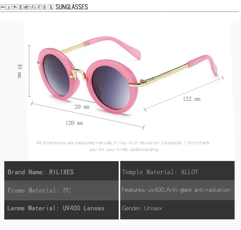 NEW Baby Girls Sunglasses Brand Designer UV400 Protection Lens Children Sun Glasses Cute Kids Sunglasses Cool Goggles (12)