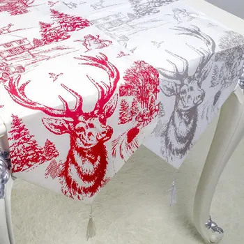 

Christmas print style home table decoration E Santa Claus