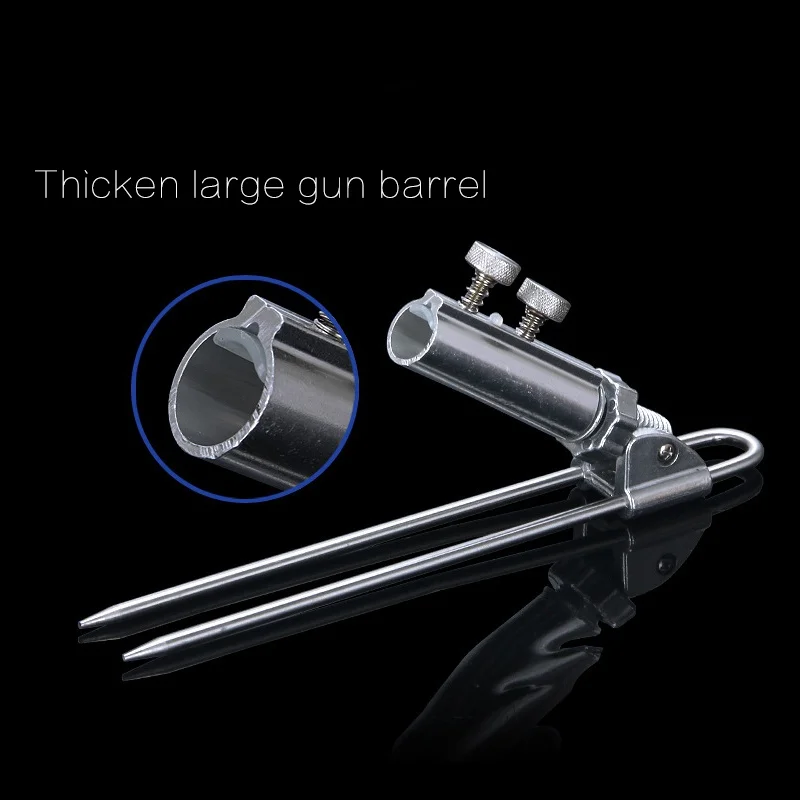 

Automatic fishing rod useful holder double spring antirust stainless steel fishing rod turret angle bracket fishing bracket