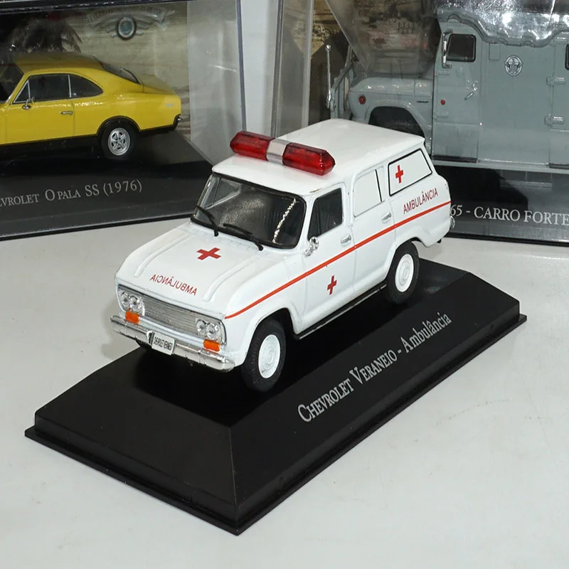 Коллекция бутик 1/43 весы миниатюрные CHEVROLET VERANEIO скорой помощи дисплей Модель сплава литой винтажный автомобиль подарок на день рождения