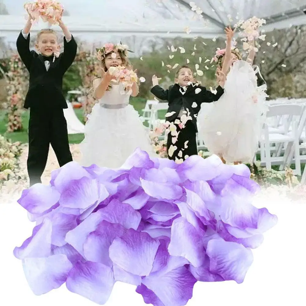 100 шт. декоративные Лепестки розы из полиэстера|light wedding decorations|decorative pool lightingdecorative