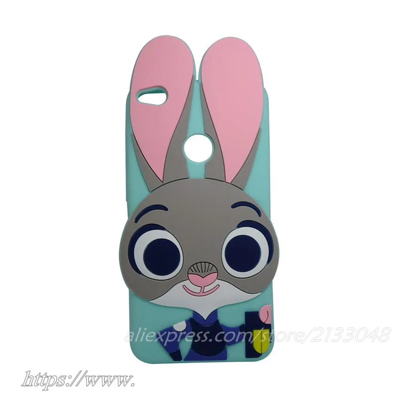 

for LG K10 2017 Case 3D Cartoon Rabbit Girl Silicone Cover For LG LV5 Cover For LG K10 2017 M250N M250 5.3"Case