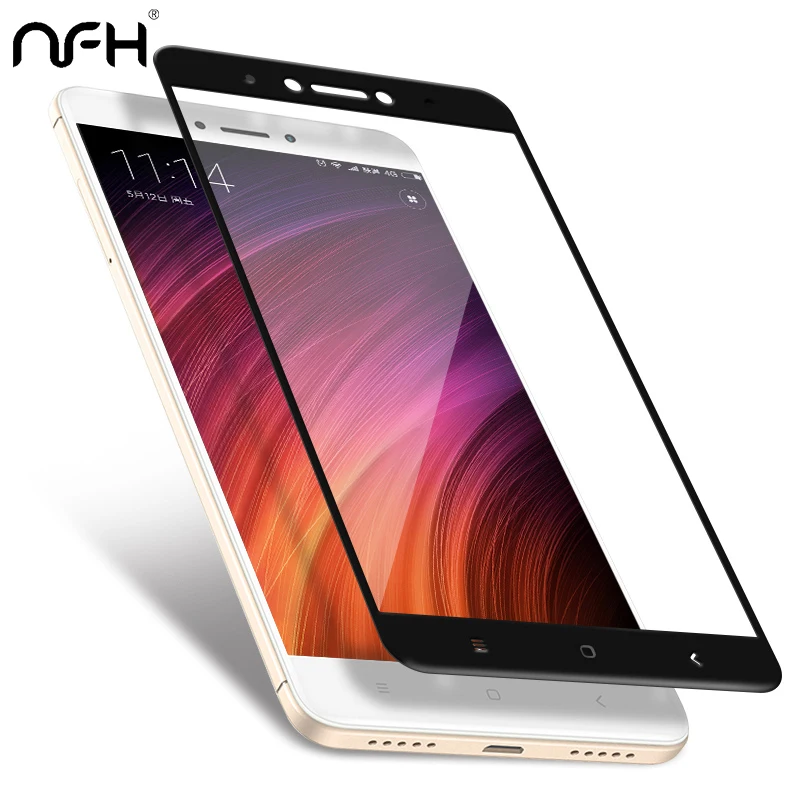 Полное покрытие закаленное стекло для Xiaomi A1 5X Redmi 4 4A 4X Note 5 5A чехол с защитной