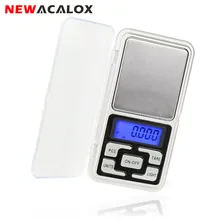 NEWACALOX 100g x 0,01g Mini Digital de precisión de bolsillo escala de la joyería de las unidades de visualización electrónico de bolsillo escalas peso