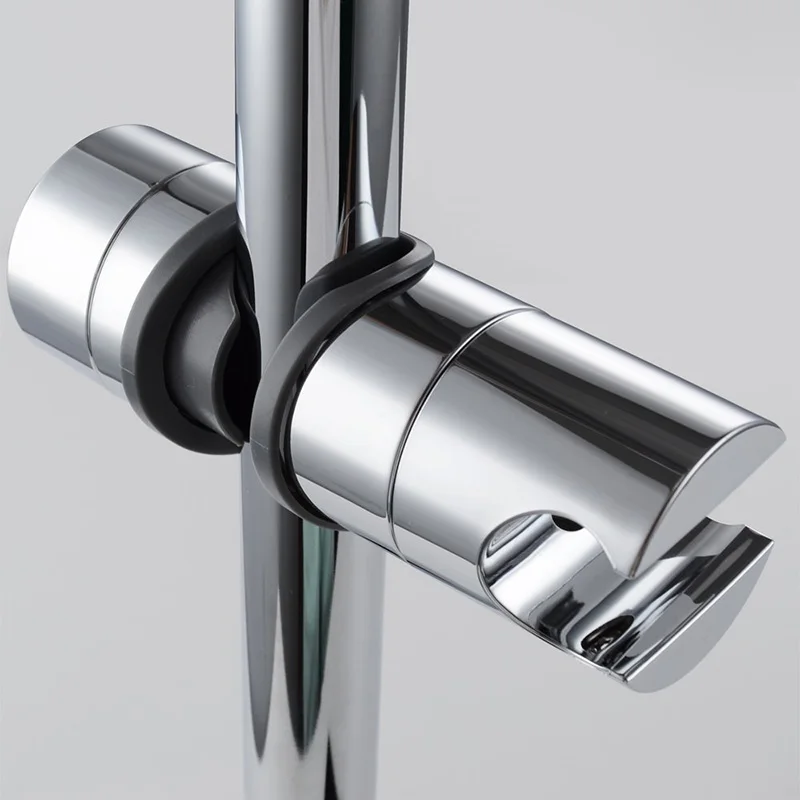 

360 Degree Adjustment Bathroom Shower Holder Straight Button Flower Sliding Sleeve Bracket Shower Stand Storage Holders Rack