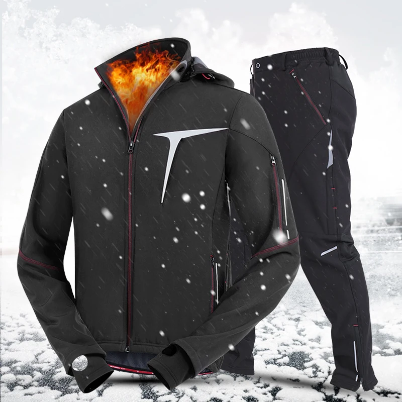 

Cycling Jerseys Men Bicycle Bike Coat Pro Winter Autumn Windproof Long Sleeve Jersey Jacket