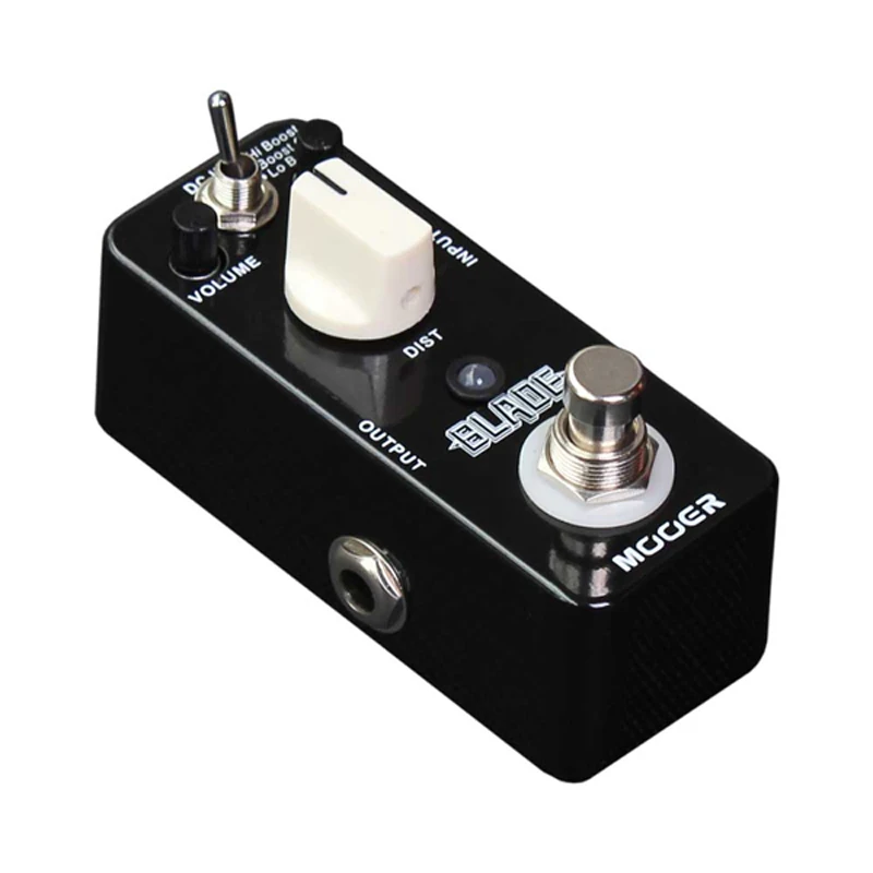 Mooer Blade металл искажения гитары педаль эффектов 3 режима работы Lo Boost/Boost Off/Hi Boost полный металлический корпус True Bypass
