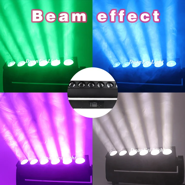6x40W ZOOM Wash Moving Head Beam-1