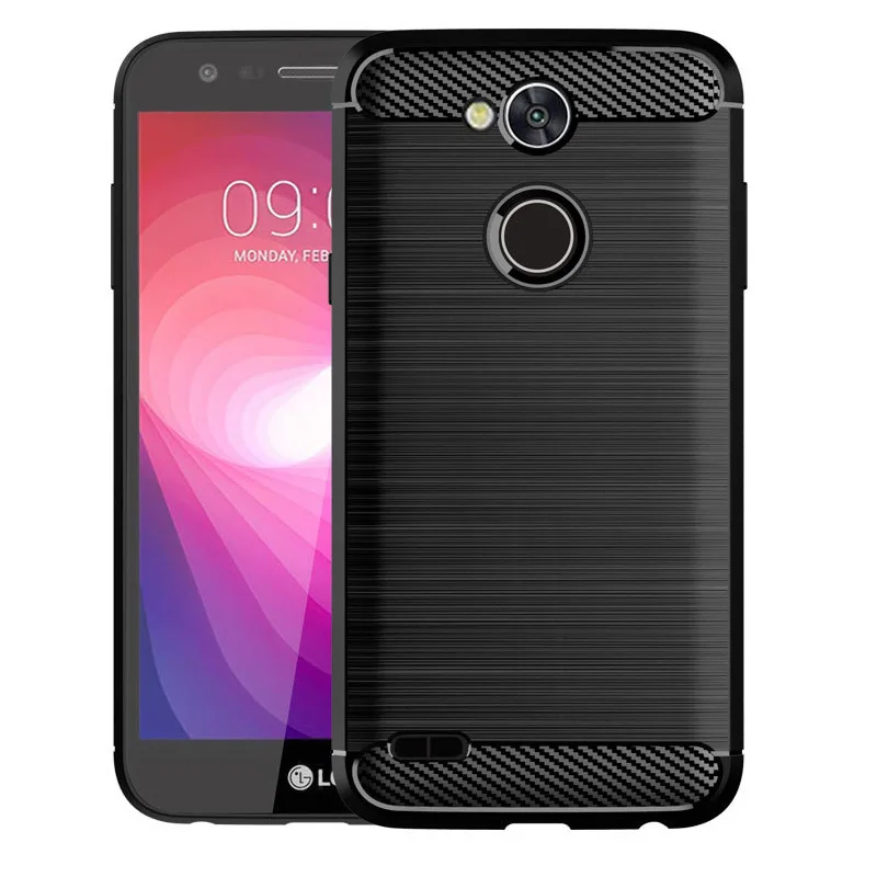 Custodia Lg X Power 2 Custodia Protettiva Antiurto In Fibra Di Carbonio Custodia Protettiva In Tpu Per Lg Xpower 3 X Power 3/X5 2018/X Charge 2/Fiesta