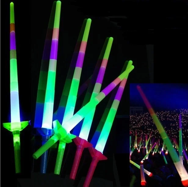 Glow Stick Led Colorful Rods Led Flashing Stick Light Cheering Party Disco Glow Wand Soccer Music Concert Cheer Props Prize Props Props Party Aliexpress