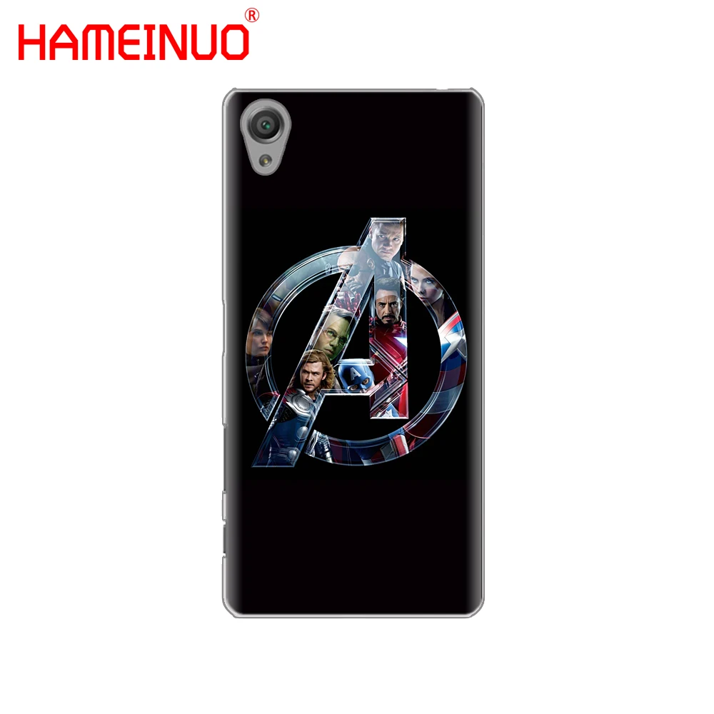 HAMEINUO Мстители Marvel Капитан Америка чехол для sony xperia C6 XA1 XA2 XA ULTRA X XP L1 L2 X XZ1 compact XR/XZ PREMIUM