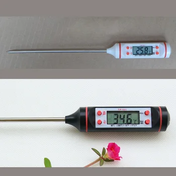 

Meat Water Milk Kitchen Thermometer BBQ Electronic Cooking Temperature Gauges Household Merchandises Digital 1 Pcs