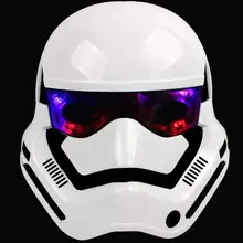 2 шт супер герой маска "Звездные войны" Штурмовик клон шлем черный воин Империя солдат Хэллоуин игры маска с светодиодный светильник