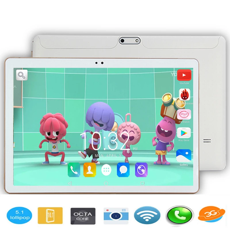

Android 7.0 10 inch tablet pc Octa Core 2GB RAM 16GB ROM 3G Phone Call support Dual SIM Card GPS Wifi 10.1" Tab Pad
