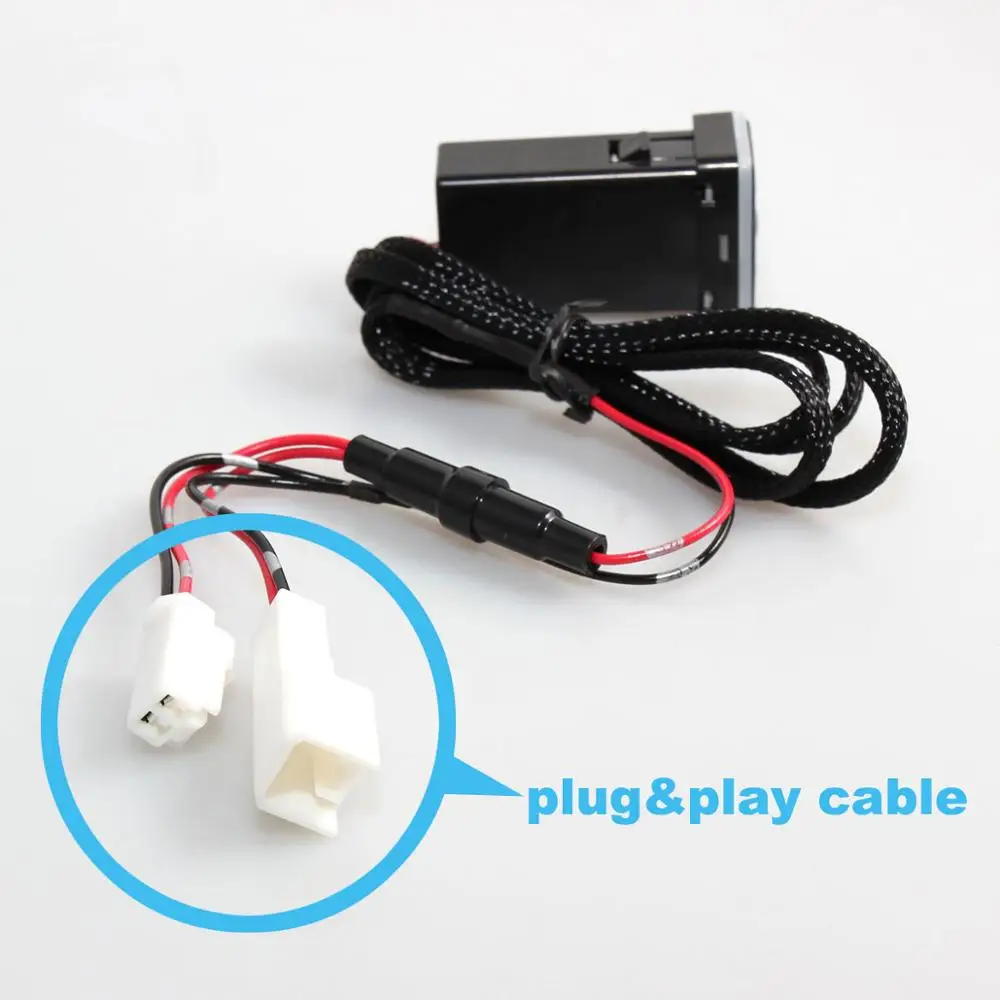 QC3.0 Quickcharge автомобильное зарядное устройство двойной USB телефон PDA адаптер DVR Plug &