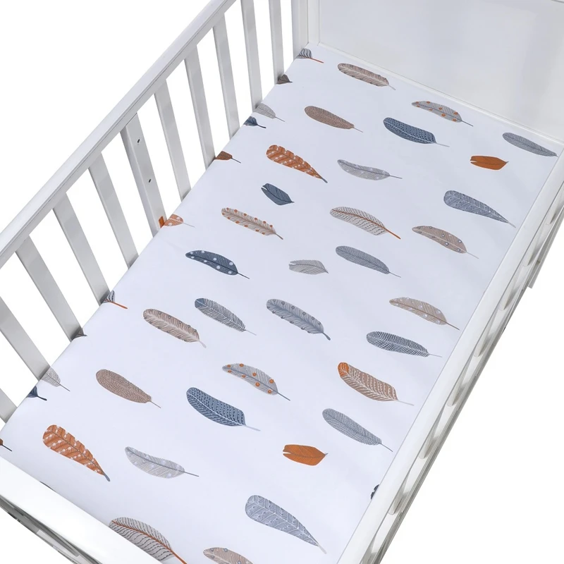 Baby Crib Fitted Sheet 100% Cotton Infant Bed Mattress Cover Baby Bedding Set Cartoon Toddler Girls Boys Bedding Size 130*70cm Baby Crib Fitted Sheet 100% Cotton Infant Bed Mattress Cover Baby Bedding Set Cartoon Toddler Girls Boys Bedding Size 130*70cm